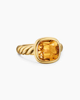 DY Mercer® Color Stone Ring in 18K Yellow Gold with Citrine, 10mm